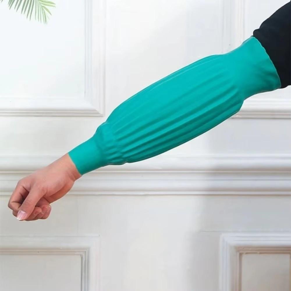 40cm Latex Arm Sleeves Oil Resistant Reusable Waterproof Armbands Acid Resistant Non-slip Housekeeping Sleeve Cover