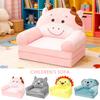 Foldable Kids Sofa Seat Chair Foam Filled Children's Sleeping Bed Lazy Couch Reading Armchair for Reading Relaxing Nursery