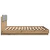 Artisan Oak Bed Frame with Headboard 180 x 200 cm