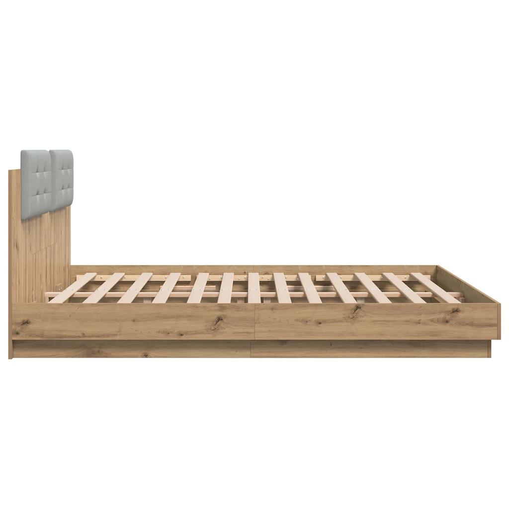 Artisan Oak Bed Frame with Headboard 180 x 200 cm