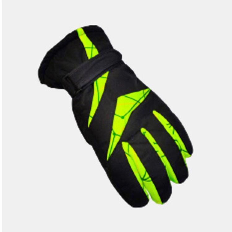 Spot Reflective Men's Winter Ski Gloves - Thick Cold-Proof Outdoor Sports Gear