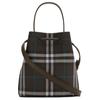 Burberry Vintage Check Drawstring Bucket Bag Mini Leather Crossbody Handbag 81083031