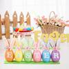 Easter Egg Toy Unbreakable Easter Egg Colorful Foam Easter Bunny Egg Ornaments Spring Party Decorations for Tree Wall Door