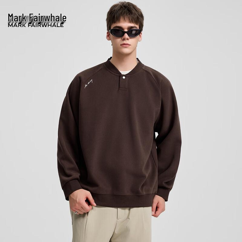 

Mark Fairwhale Men s Embroidered Loose Fit Sweatshirt XL