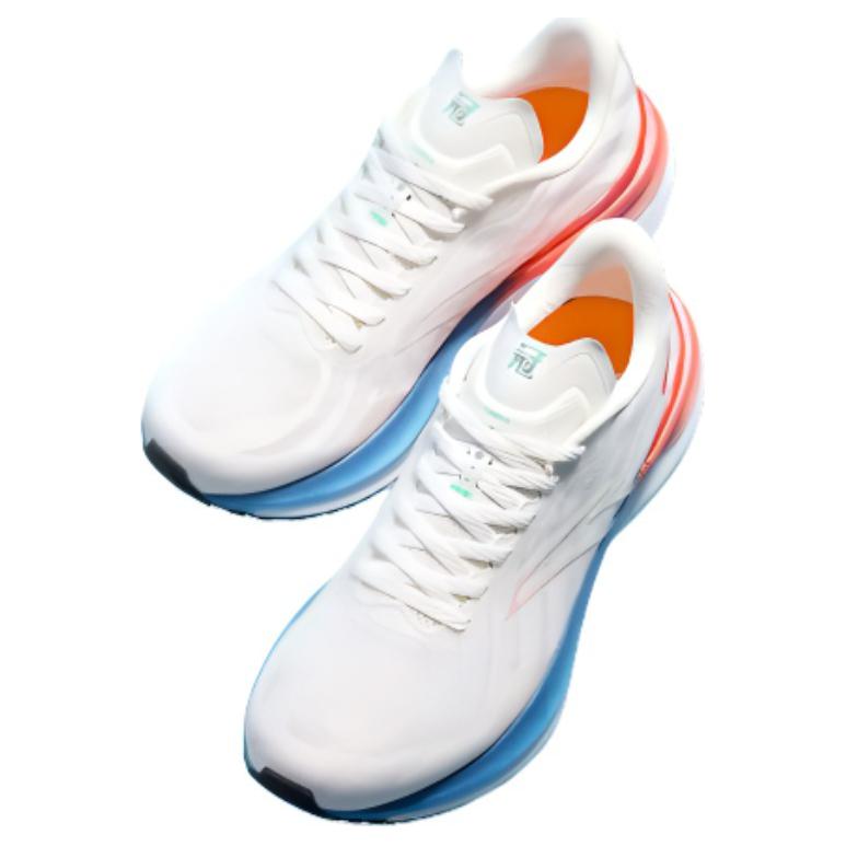 Anta Comfortable Shock Absorbing Non-Slip Low-Top Running Shoes Men Sneakers Paper-White 112425561-5