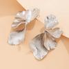 Exaggerated Leaf Drop Earrings Gold Color Plated Petal Pendant Earrings  Party Ear Accessories