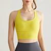 High Support Sports Bra Fixed Padded Backless Yoga Fitness Bra