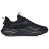 new Anta Cushioned Anti Slip Wear Resistant Breathable Lightweight Low Top Running Shoes Men's Black Mesh