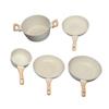 Pots and Pans Set Nonstick Granite Induction Kitchen Cookware Set for Cooking Frying Boiling