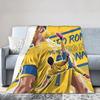CR7 Blanket Ronaldos Wool Funny Warm Throw Blankets for Home Textile Decor
