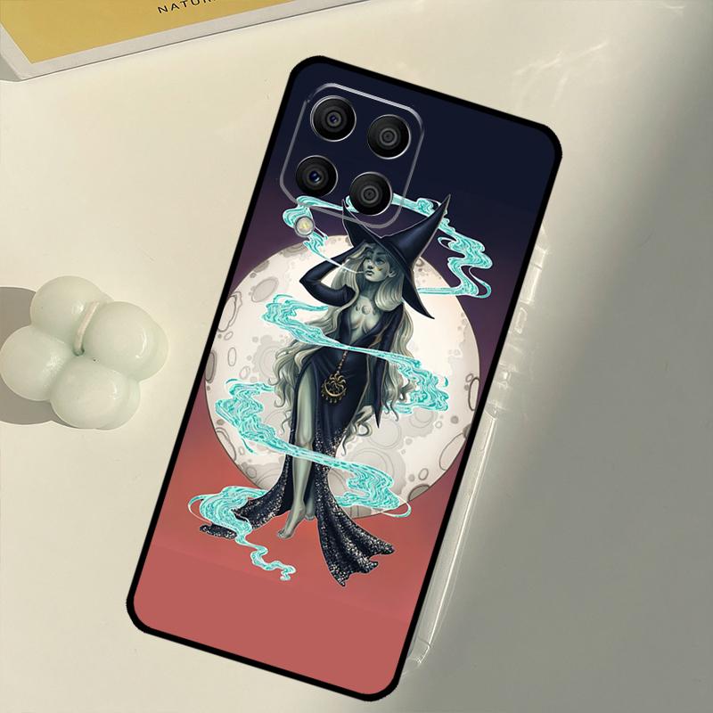 Moon Witch Horror For Samsung Galaxy M33 M13 M14 M12 M32 M52 M31 M55 M15 M11 M21 M35 M53 M34 M54 M06 M16 Case