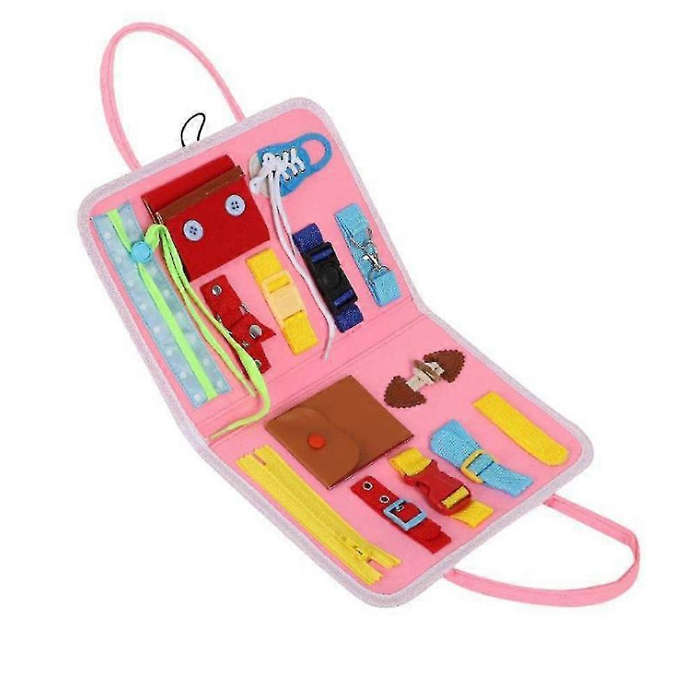 Baby Busy Board Toys for Girls & Boys Toddler Activities Educational Travel Toy Learning Basic Dres