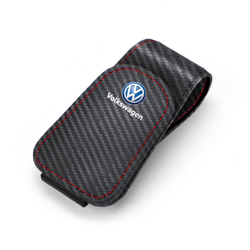 O6Car Sun Visor Glasses Clip Auto Interior Accessories For Volkswagen Jetta Golf Passat Polo Tiguan Transporter Scirocco T-ROC GTD