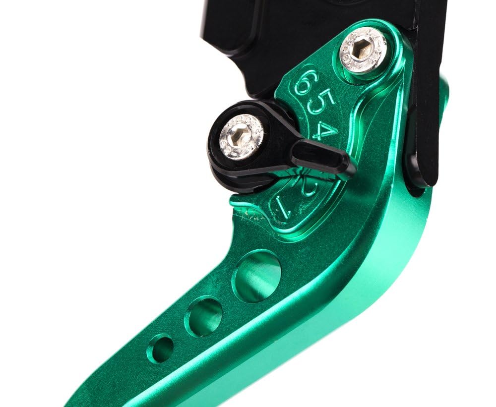 AL-mart Motorcycle Short Style Brake Levers Clutch Levers Levers Set 6 Levels Adjustable For