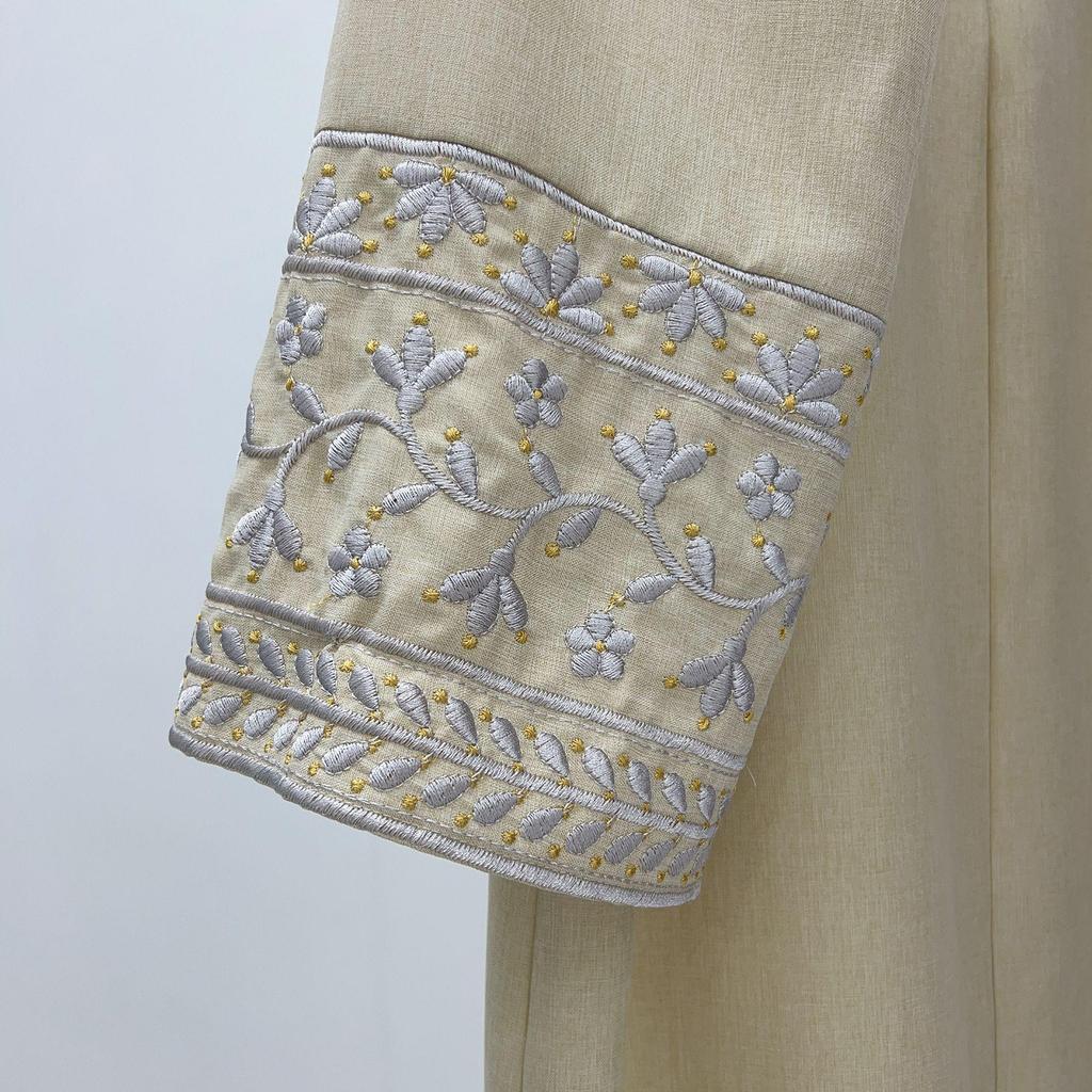 Elegantes besticktes Kleid Robe LR735 - Loriya2024 Dubai, Kollektion Naher Osten & Türkei