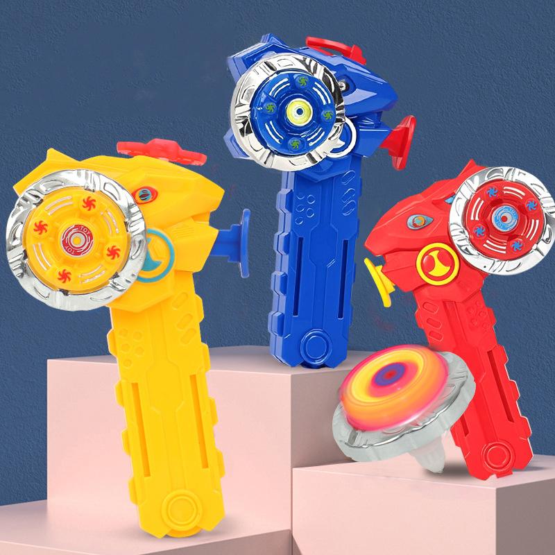 

1 шт. Гироскоп на шнурке Светящийся Боевой Гироскоп Сплав Комбинация Свет Магия Блеск Волчок Детский Рождественский Подарок на День Рождения