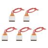 5PCS 220V PTC Heating Element Plate 270 celsius  Aluminum Alloy Housing Thermostatic Heater for Air Curtains Humidifiers