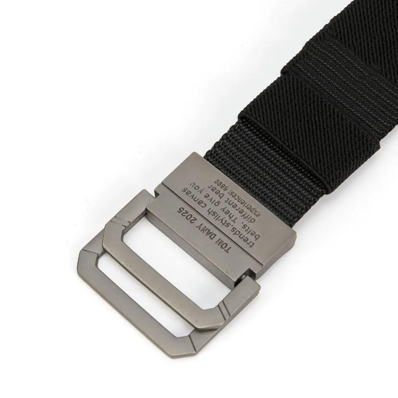 Men Belt Nylon Tactical Army Canvas Casual Designer Jeans Belt for Men Military Sports Outdoor Straps Plus Size 120 130 160cm