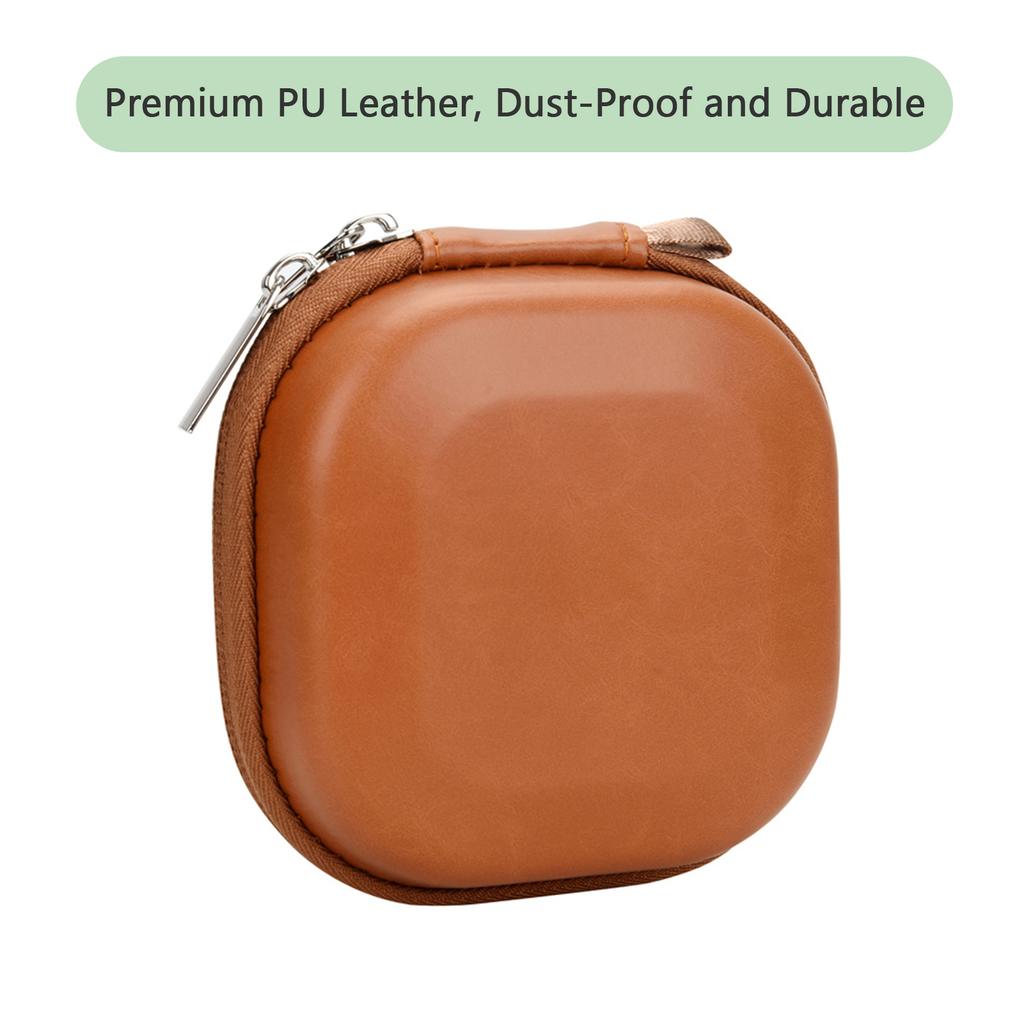 PRO TANLE Filter Hard Storage Case PU Leather Protective Bag Dust Proof Carrying Punch Holds 5PCS Up To 82mm Filters
