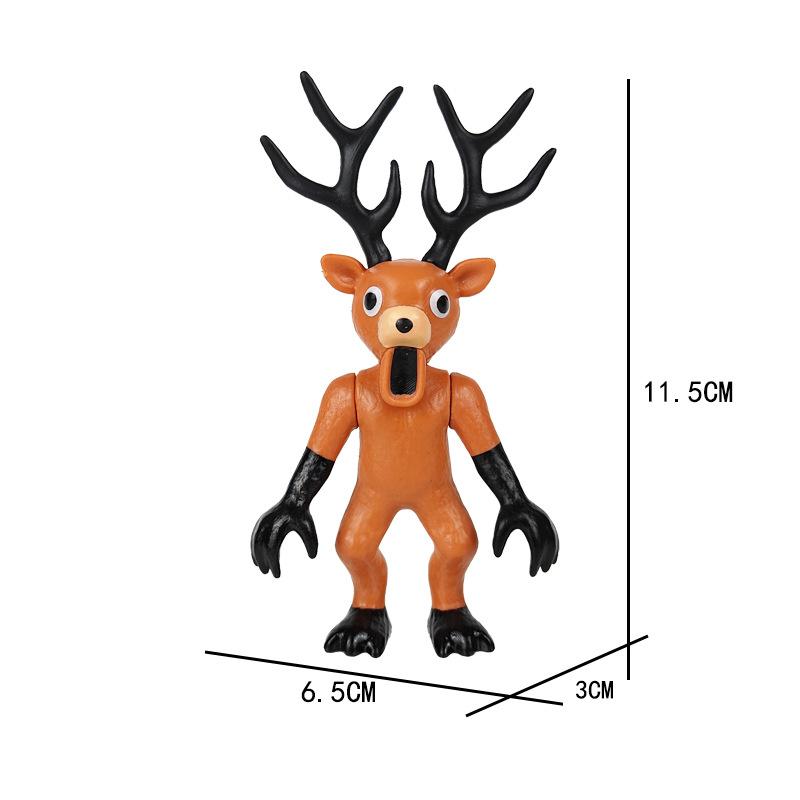 Non-Toxic 5/10Pcs/Set 99 Nights In The Forest Figures Figures Figurine Owl Goat Wolf Deer 99 Nights In The Forest Figurine Toy Gift