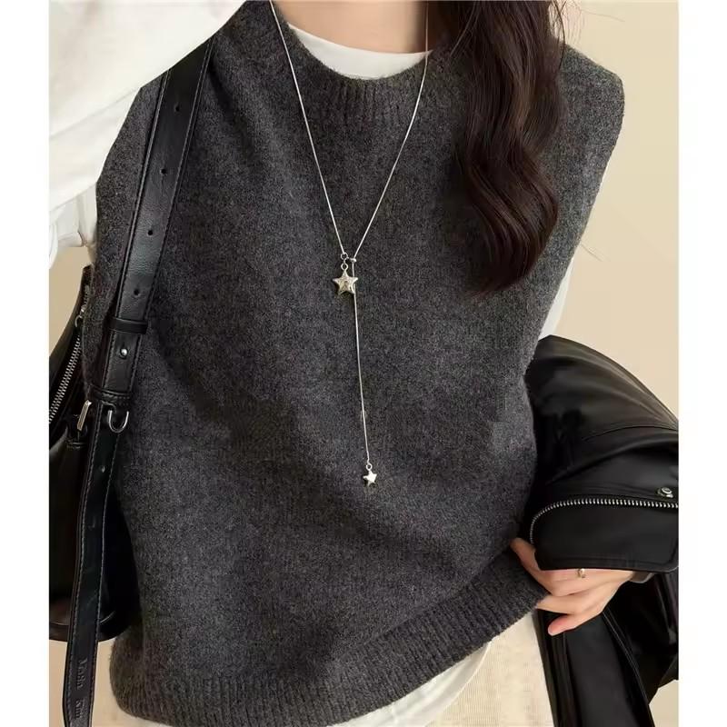 Personalized Punk Star Pendant Adjustable Snake Chain Necklace For Men Women Y2K Fashion Trend Rock Party Grunge EMO Accessories