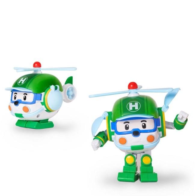 [Robocar Poli] Transformation Robot Deluxe Polly/Poacher/Mark/Helly/Bucky/Keaton/Droney/Sandy (4inch Size) Korean Toys