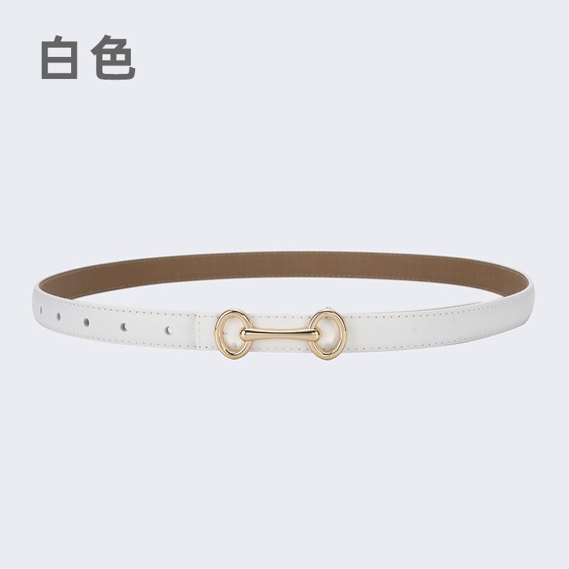 Four Seasons Available New Leather Belt Women'S Simple Fashion Versatile Belt Women'S Jeans Western Pants Paired With Pants Belt