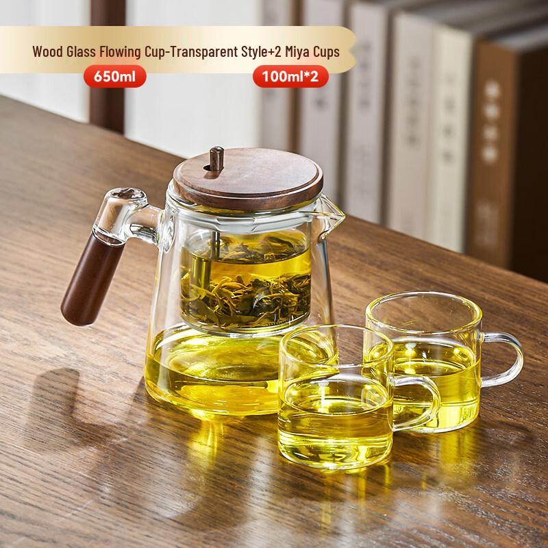 ZISIZ Glass Infuser Teapot