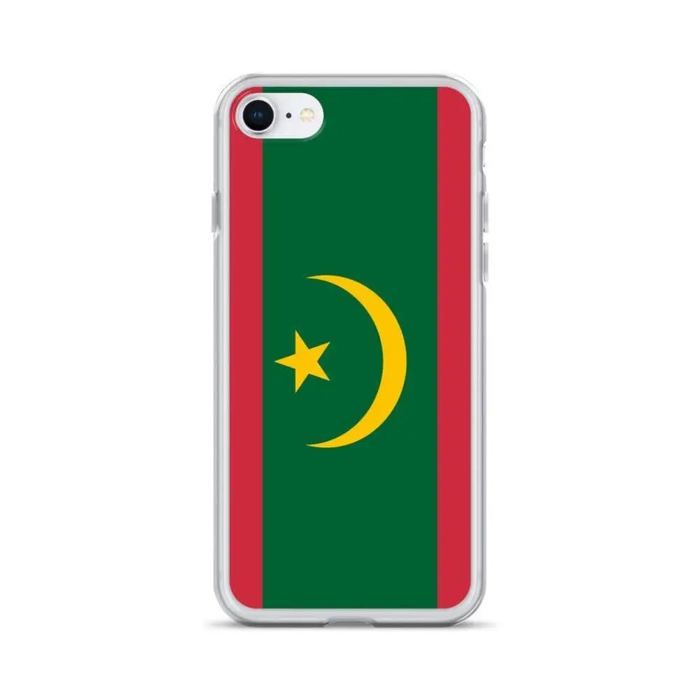 Coque iPhone - Drapeau Mauritanie - iPhone 6S Plus - Souple - Multicolore - Verticale