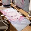 XXL HD Print Keyboard Pad Large Size Anime Mouse Pads Darling in The FranXX 02 Gaming Table Pad 400x900mm Big Desk Mats Zero Two