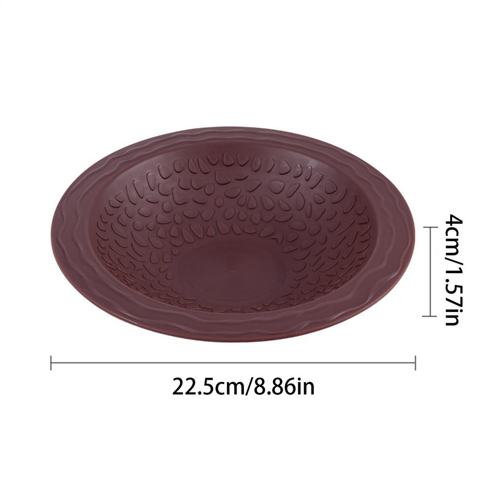 Reptile Water Bowl Anti-Slip Turtle Bathing Pool Aquarium Ornament Tortoise Accessories Snake Water Dish for Gecko Snake Turtle