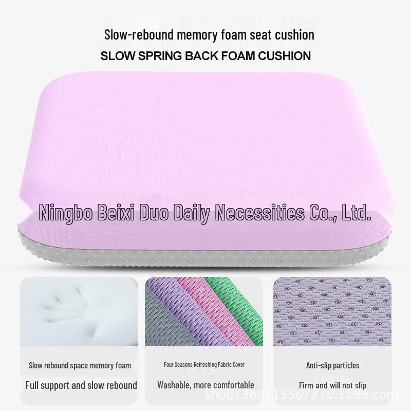 All-Season Car Seat Cushions with Slow Rebound Memory Foam, Available In Various Sizes