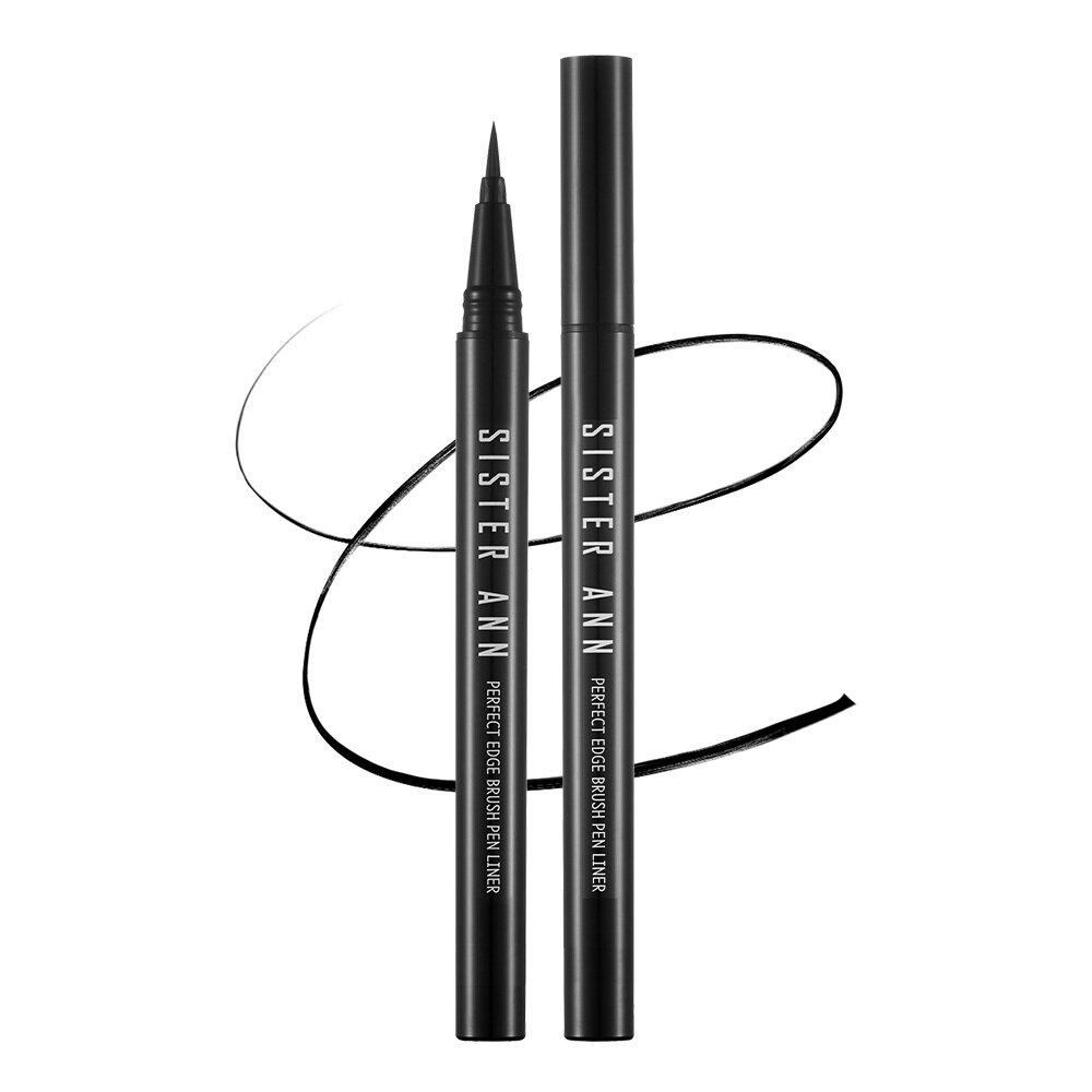SISTER ANN Perfect Edge Brush Pen Liner Choose 1 out of 2 options 01 Edge Black