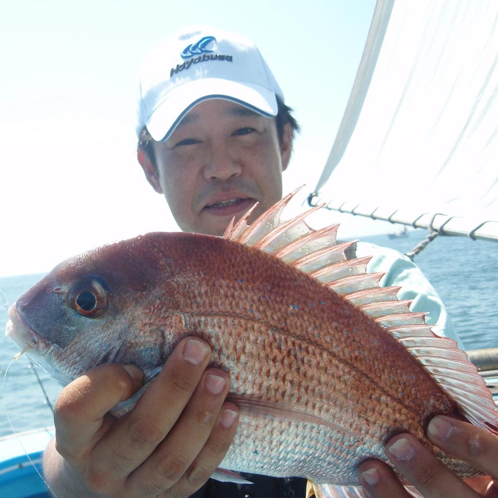 Hayabusa Marine fishing pond with line Red sea fish IS600 (Hayabusa) bream/green 11-5