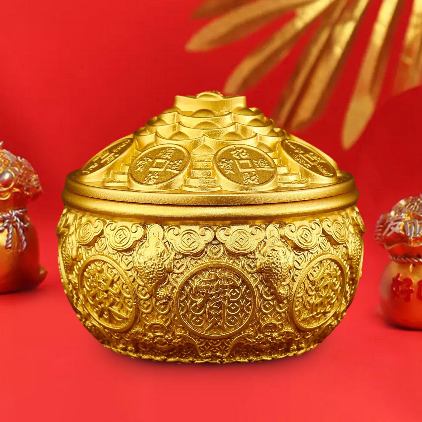 

Feng Shui Treasure Bowl Creative Brass Cornucopia Bowl for Indoor Home Decor
