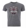 Men's T-Shirt - KENZO - Tiger - Dark Grey - Short Sleeves - 100% Cotton