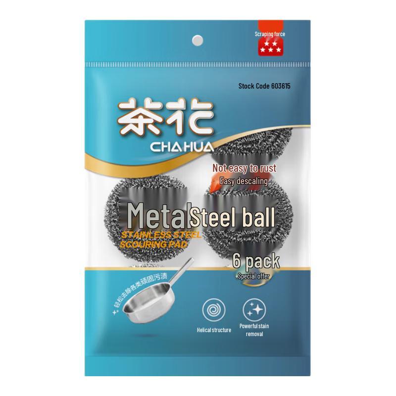 

Camellia Metal Steel Wool Scourer 12-Pack