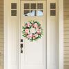 Artificial Decorative Wreath for Front Door, Creative Hanging Gift Ornament, Office,