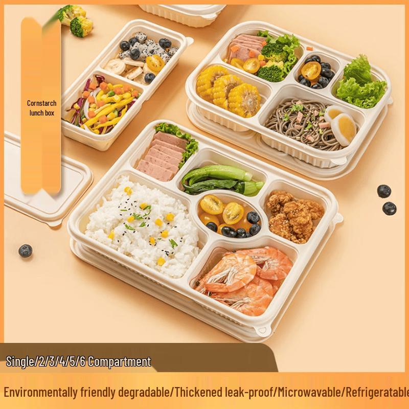 Biodegradable Corn Starch Takeaway Container