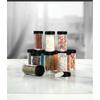 12 Sets 3oz Clear Glass Jars with Black Lid Sifter Spice Storage Office Organization Crafts