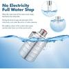 3 Pack Water Float Valve 1/2" To 3/4'' Auto Shut Off Water Tank Float Valve 304 Stainless Steel Fully Automatic Level Control for Pool, Livestock