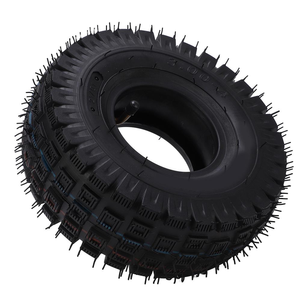 Scooter Tire Tube 3.00‑4 Outer Tire Inner Tube Set with Bent Valve for Electric Scooter Replacment