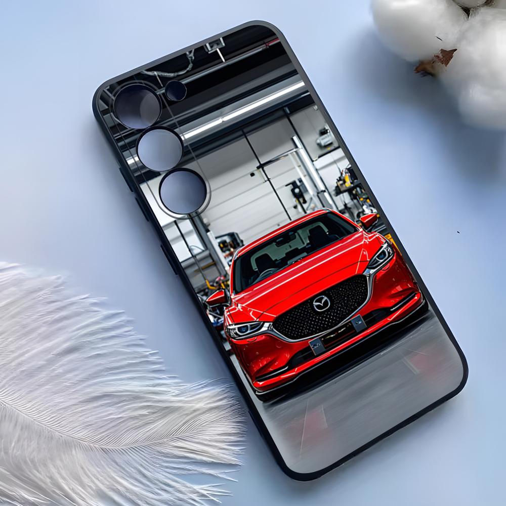 

Чехол Mazd для Samsung S25 Ultra S24 S23 S22 S21 S20 Plus Fe Galaxy A54 A53 A34 A25 Силиконовый чехол Samsung S25