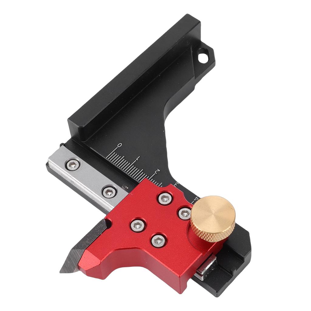 Table Saw Height Gage High Precise Aluminum Alloy Depth Measuring Ruler Setup Block for Woodworking Router Table