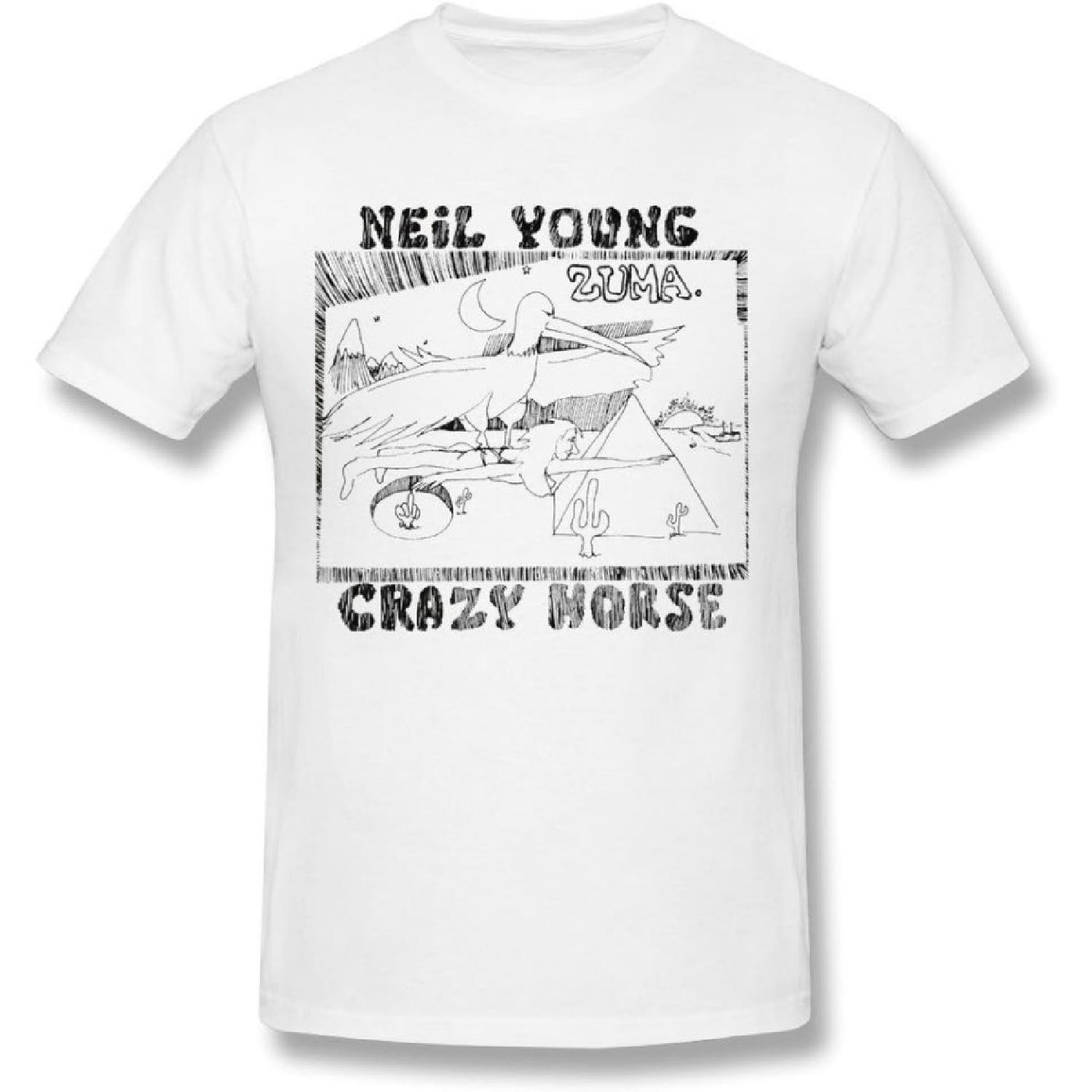PAYYAND Men s Zuma Neil Young T-shirt White S XXXXXL белый