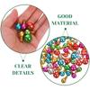 100pcs Mini Christmas Ball Ornaments Colorful Plastic Hanging Decorations Bulb Pendants For Holiday Party Xmas Tree Decoration