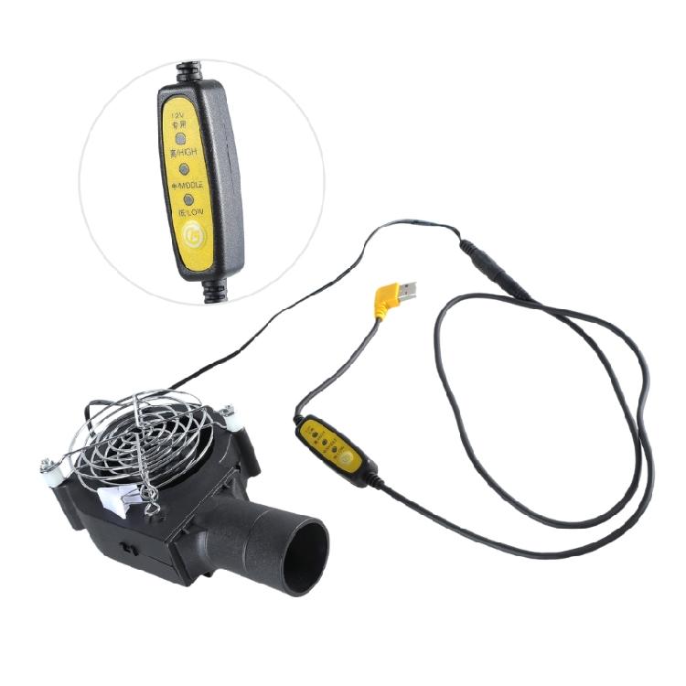 Versatility USB Fan Air Mover Blower With Double Bearing For Outdoor Work Recreation Outdoor Cooking Cooling Fan