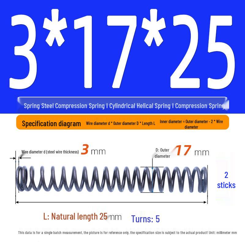 Compression Spring Y-Type Shock Absorbing Coil 3*16/17/18/19/20