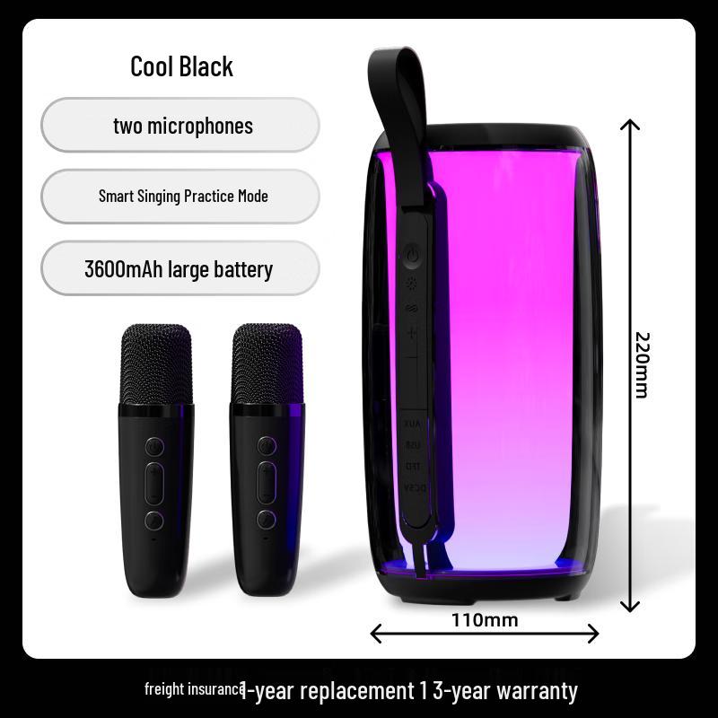 Newman M18 All-in-One Wireless KTV Speaker System with Dual Microphones