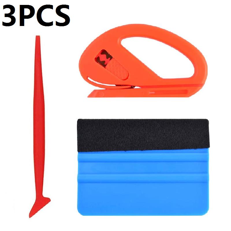12Pcs Car Wrap Vinyl Scrapers High Quality Car Wrapping Tools Kit Profession Window Tinting Car Gadgets Universal Accessories